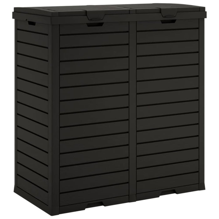 Outdoor Garbage Bin Black 78x41x86 Cm Polypropylene Tlaoit