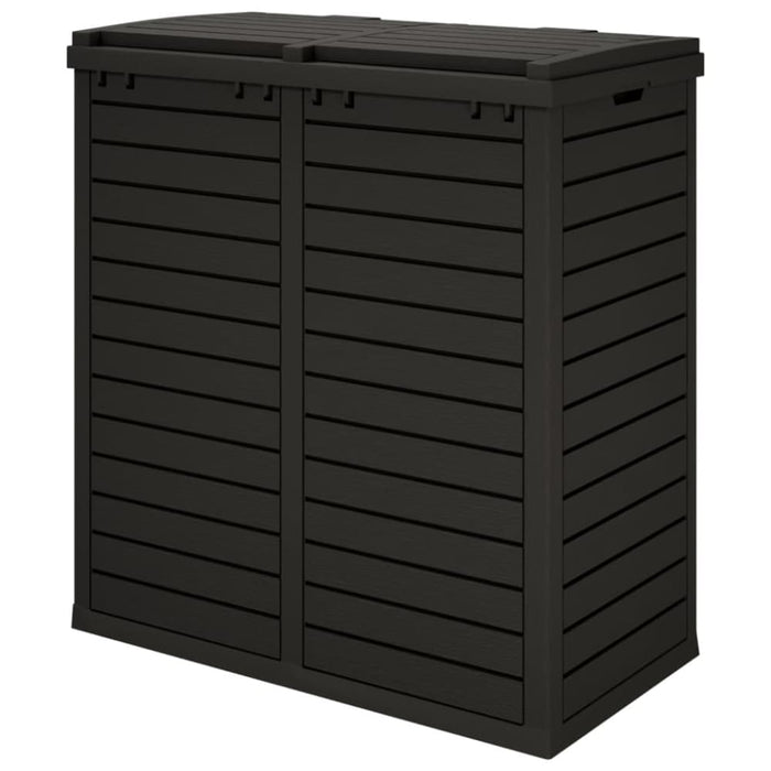 Outdoor Garbage Bin Black 78x41x86 Cm Polypropylene Tlaoit