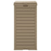 Outdoor Garbage Bin Light Brown 41x41x86 Cm Polypropylene