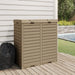 Outdoor Garbage Bin Light Brown 78x41x86 Cm Polypropylene