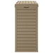 Outdoor Garbage Bin Light Brown 78x41x86 Cm Polypropylene