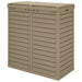 Outdoor Garbage Bin Light Brown 78x41x86 Cm Polypropylene