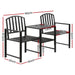 Outdoor Garden Bench Steel Table and Chair Patio Furniture