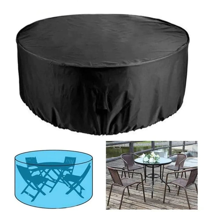 Outdoor Garden Furniture Round Cover Table Chair Set