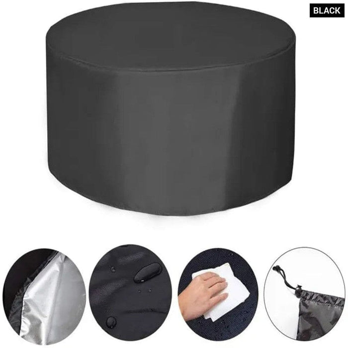 Outdoor Garden Furniture Round Cover Table Chair Set