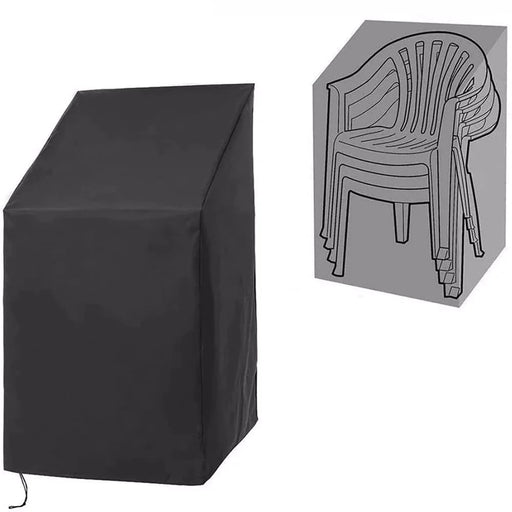 Outdoor Garden Terrace Stackable Chair Dust Cover Storage