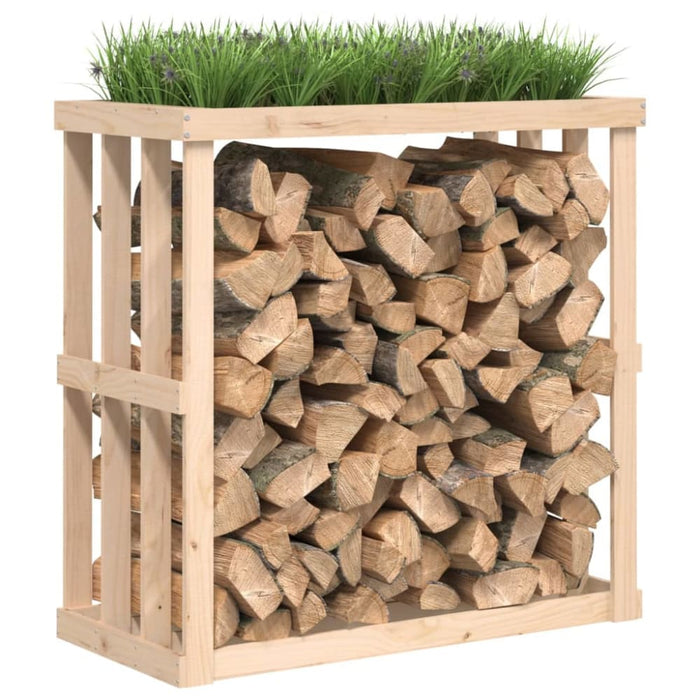 Outdoor Log Holder 108x52x106 Cm Solid Wood Pine Nxxlxl