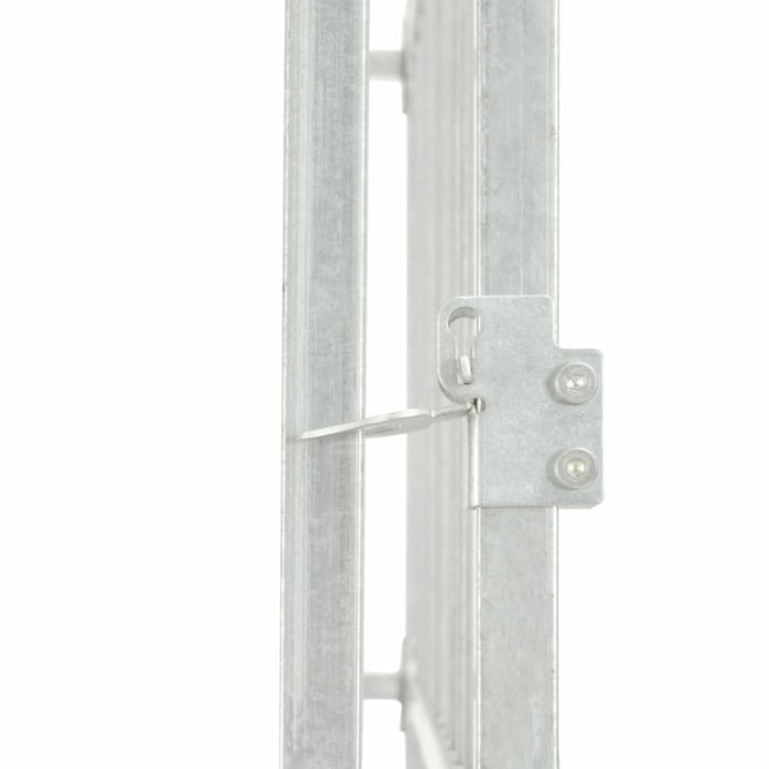 Outdoor Dog Kennel with Canopy Top Oapbxa