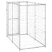 Outdoor Dog Kennel Galvanised Steel 110x220x180 Cm Opbnbo