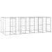 Outdoor Dog Kennel Galvanised Steel 12.1 M² Tbnxxnp