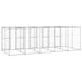 Outdoor Dog Kennel Galvanised Steel 12.1 M² Tbnxxnp