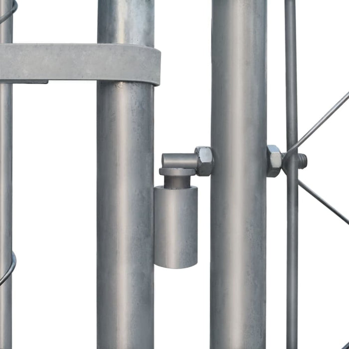 Outdoor Dog Kennel Galvanised Steel Oibnxb