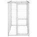 Outdoor Dog Kennel Galvanised Steel With Roof 110x220x180