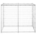 Outdoor Dog Kennel Galvanised Steel With Roof 110x220x180