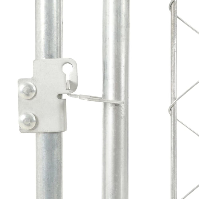 Outdoor Dog Kennel with Roof 200x200x135 Cm Oaaakt