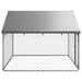 Outdoor Dog Kennel with Roof 200x200x150 Cm Oioakn