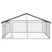 Outdoor Dog Kennel with Roof 300x300x150 Cm Oiopbo