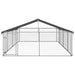 Outdoor Dog Kennel with Roof 600x300x150 Cm Oiopbx