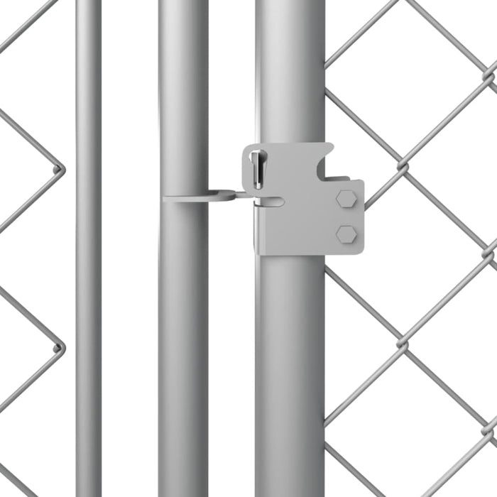 Outdoor Dog Kennel with Roof 8x4x2.3 m Oaakti