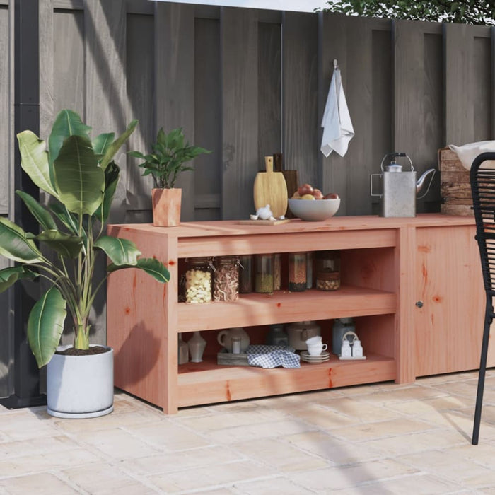 Outdoor Kitchen Cabinet 106x55x64 Cm Solid Wood Douglas