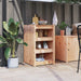 Outdoor Kitchen Cabinet 55x55x92 Cm Solid Wood Pine Ntxtao