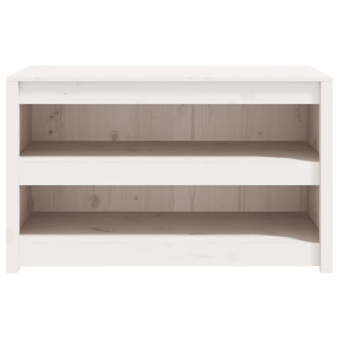 Outdoor Kitchen Cabinet White 106x55x64 Cm Solid Wood Pine