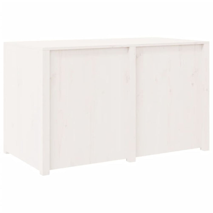 Outdoor Kitchen Cabinet White 106x55x64 Cm Solid Wood Pine