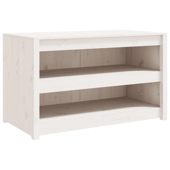 Outdoor Kitchen Cabinet White 106x55x64 Cm Solid Wood Pine