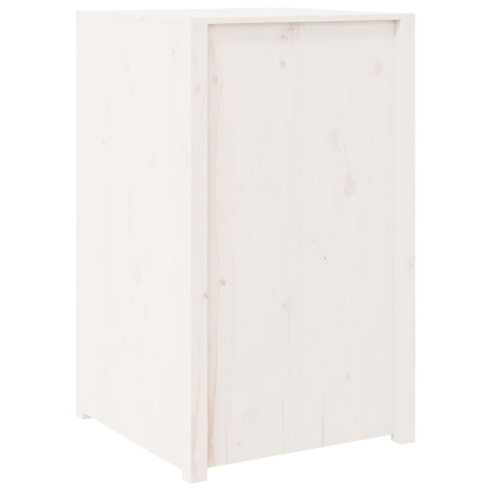 Outdoor Kitchen Cabinet White 55x55x92 Cm Solid Wood Pine