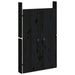 Outdoor Kitchen Doors Black 50x9x82 Cm Solid Wood Pine