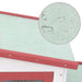 Outdoor Large Rabbit Hutch Red and White Wood Oibnap