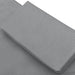 Outdoor Lounge Bed Fabric Anthracite Anbil
