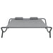 Outdoor Lounge Bed Fabric Anthracite Anbil