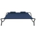 Outdoor Lounge Bed Fabric Blue Totpto