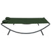 Outdoor Lounge Bed Fabric Green Totptb