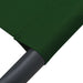 Outdoor Lounge Bed Fabric Green Totptb