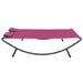 Outdoor Lounge Bed Fabric Pink Totptx