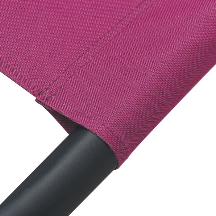 Outdoor Lounge Bed Fabric Pink Totptx