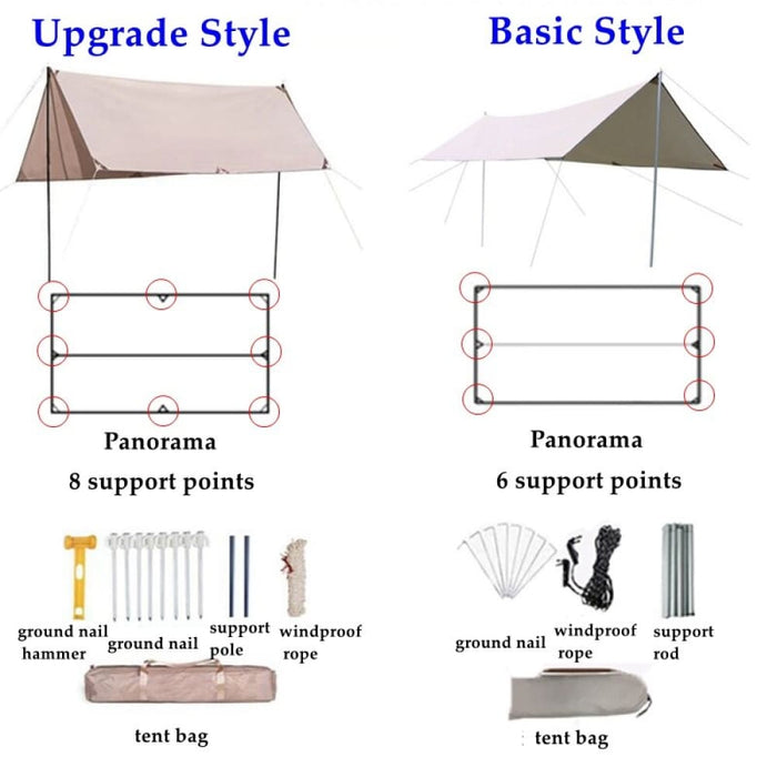 Outdoor Oxford Waterproof Canopy Uv Proof Thickening