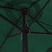Outdoor Parasol with Aluminium Pole 460x270 Cm Green Aanli