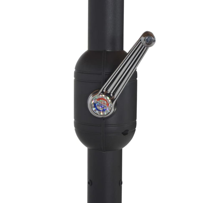 Outdoor Parasol with Aluminium Pole 460x270 Cm Green Aanli