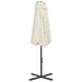 Outdoor Parasol with Aluminium Pole 460x270 Cm Sand Aanln
