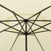 Outdoor Parasol With Led Lights And Metal Pole 400 Cm Sand