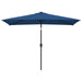 Outdoor Parasol With Metal Pole 300x200 Cm Azure Aioxk