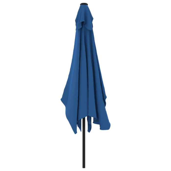Outdoor Parasol With Metal Pole 300x200 Cm Azure Aioxk