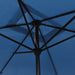 Outdoor Parasol With Metal Pole 300x200 Cm Azure Aioxk