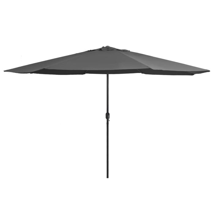 Outdoor Parasol With Metal Pole 400 Cm Anthracite Aitnb