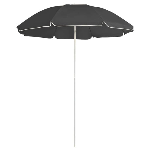 Outdoor Parasol With Steel Pole Anthracite 180 Cm Toppax