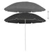 Outdoor Parasol with Steel Pole Anthracite 180 Cm Topptk