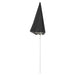 Outdoor Parasol with Steel Pole Anthracite 180 Cm Topptk